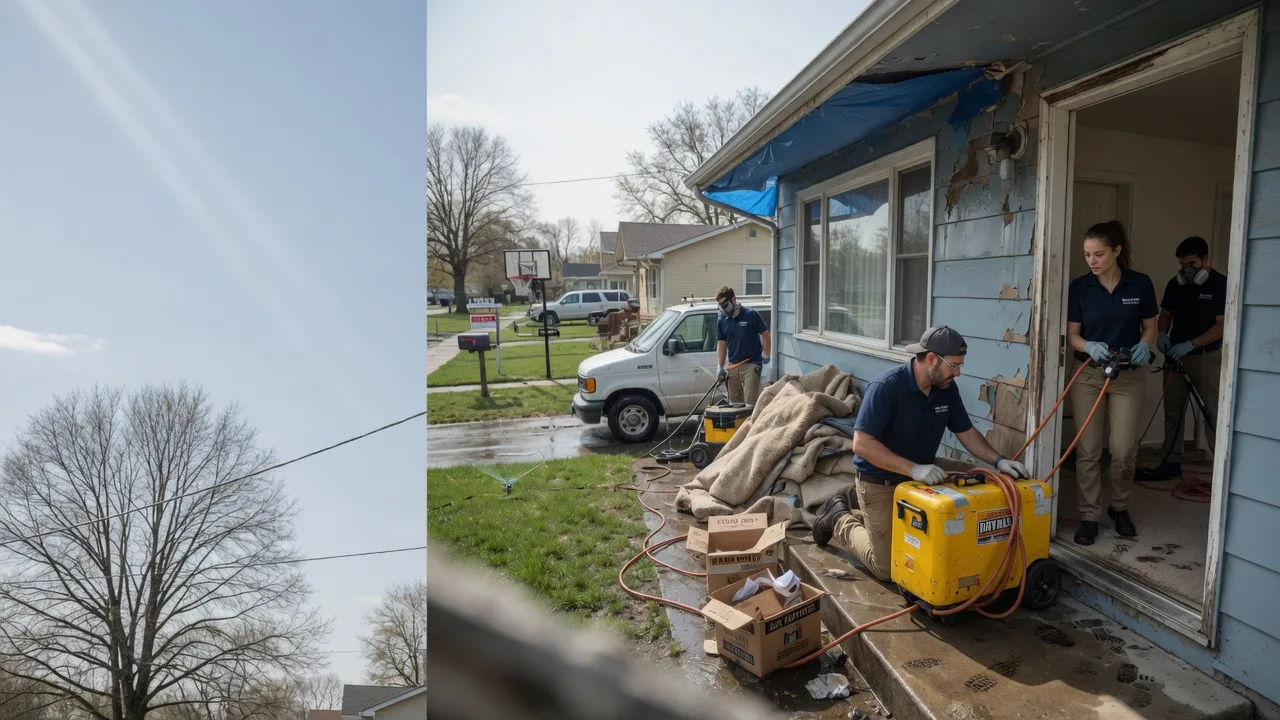 Basement Flood Cleanup in Evans, WV near me